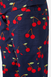 Princess Highway - Sweet Cherry Scrub Set - navy