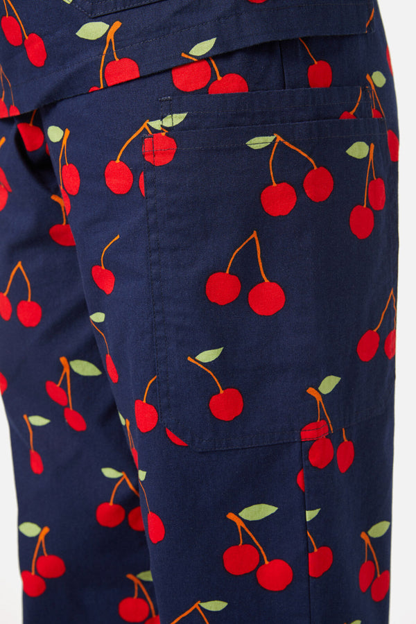 Princess Highway - Sweet Cherry Scrub Set - navy