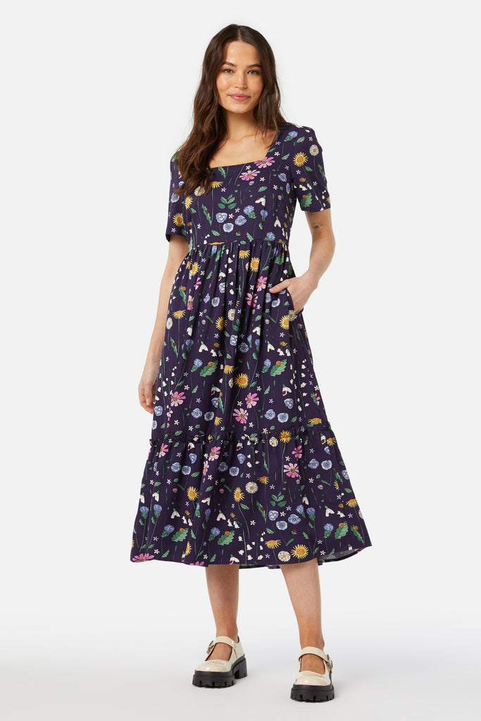 Spring Garden Midi Dress Princess Highway