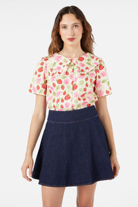 Princess Highway - La Fraise Blouse - cream
