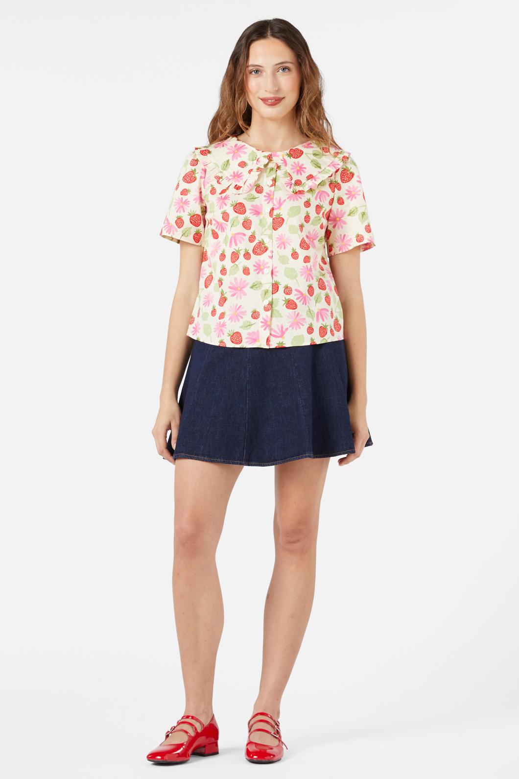 Princess Highway - La Fraise Blouse - cream
