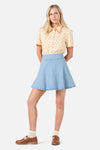 Princess Highway - Clara Denim Mini Skirt - light-blue-denim