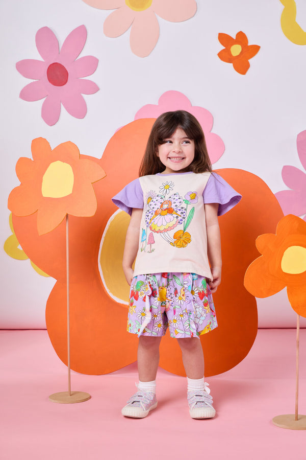 Princess Highway - Fairy Garden Kids Tee - multi