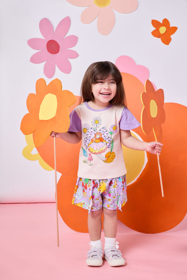 Princess Highway - Fairy Garden Kids Tee - multi