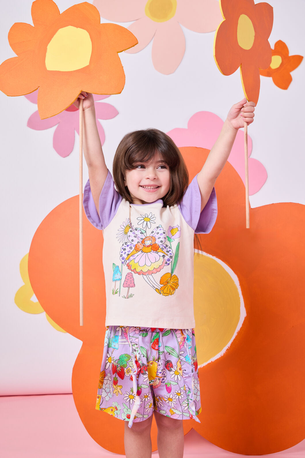 Princess Highway - Fairy Garden Kids Tee - multi