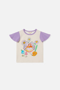 Princess Highway - Fairy Garden Kids Tee - multi