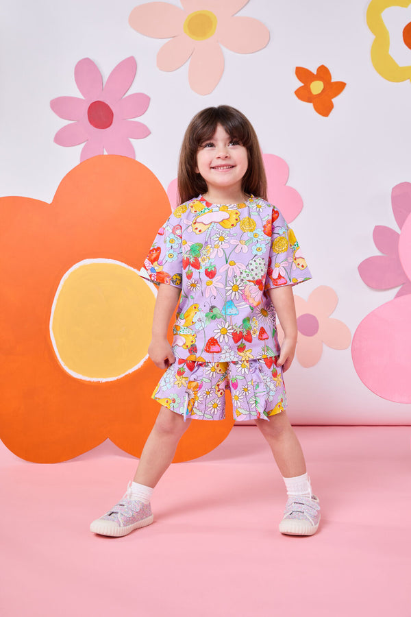 Princess Highway - Fairies Kids SS Tee - lilac