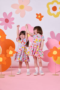 Princess Highway - Fairies Kids Flutter Dress - lilac