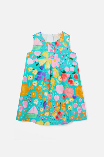 Princess Highway - Pretty Things Kids Dress - green