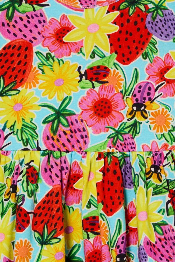 Princess Highway - Ladybug Kids Dress - blue
