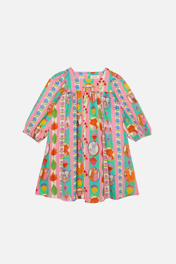 Princess Highway - Woodland Stripe Kids Dress - multi