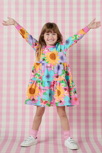 Princess Highway - Sunflower Kids Dress - multi