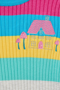 Princess Highway - Cottage Stripe Kids Rib Top - multi