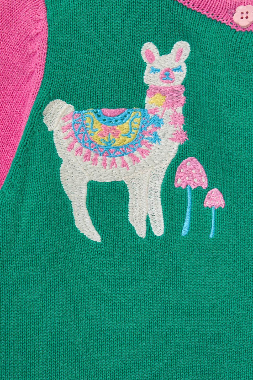 Princess Highway - Llama Kids Cardigan - multi