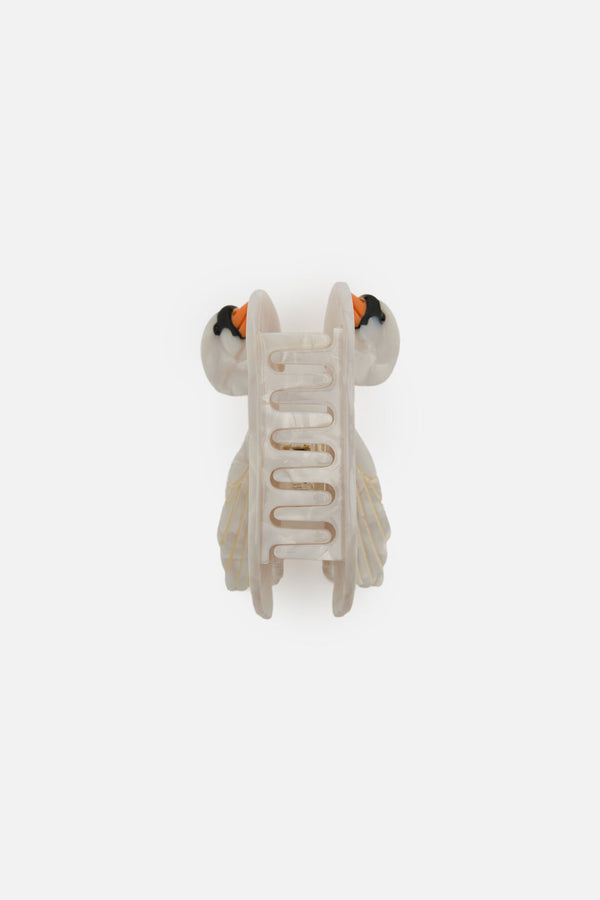 Princess Highway - White Swan Claw Clip - white