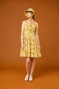 Princess Highway - Cat & Flora Reversible Hat - yellow