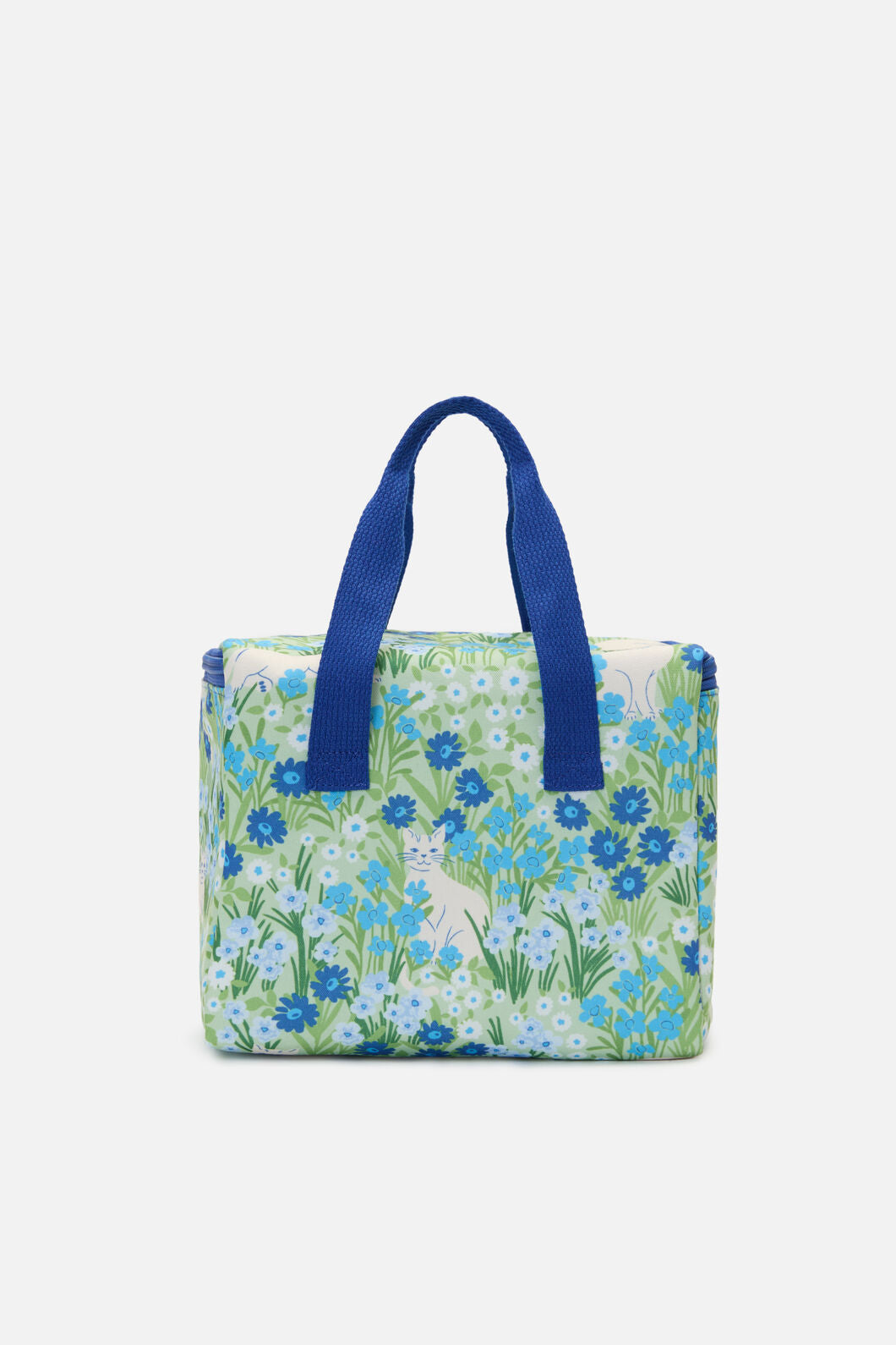 Princess Highway - Cat & Flora Lunch Bag - blue
