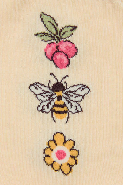 Princess Highway - Libby Bee Sock - cream