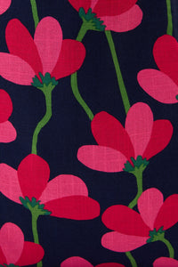 Princess Highway - Lulu Floral Slouchy Bag - navy
