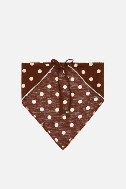 Princess Highway - Chocolate Spot Head Scarf - chocolate