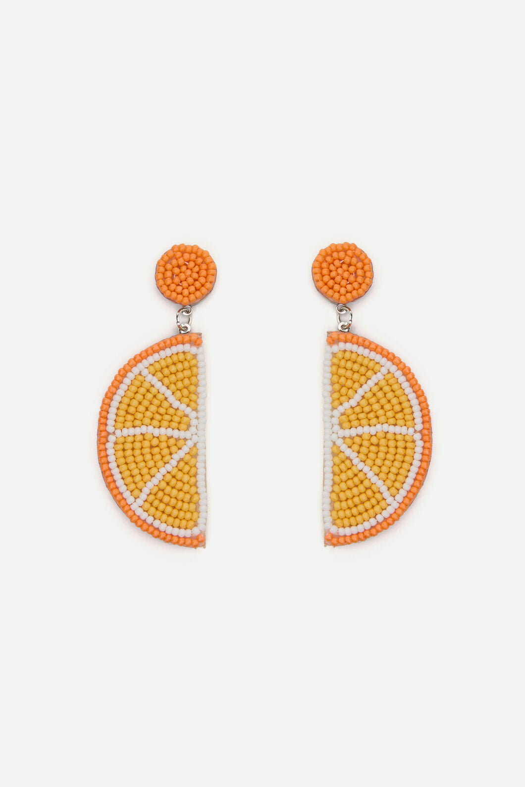 Princess Highway - Orange Beaded Earrings - orange
