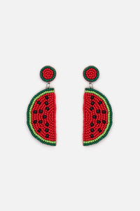 Princess Highway - Watermelon Beaded Earrings - watermelon