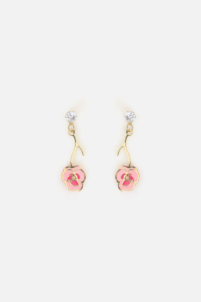 Princess Highway - Gentle Floral Earrings - pink