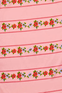Princess Highway - Gingham Floral Soft Cotton Sca - pink