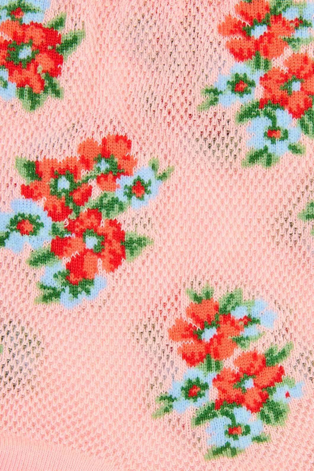 Princess Highway - Gingham Floral Socks - pink