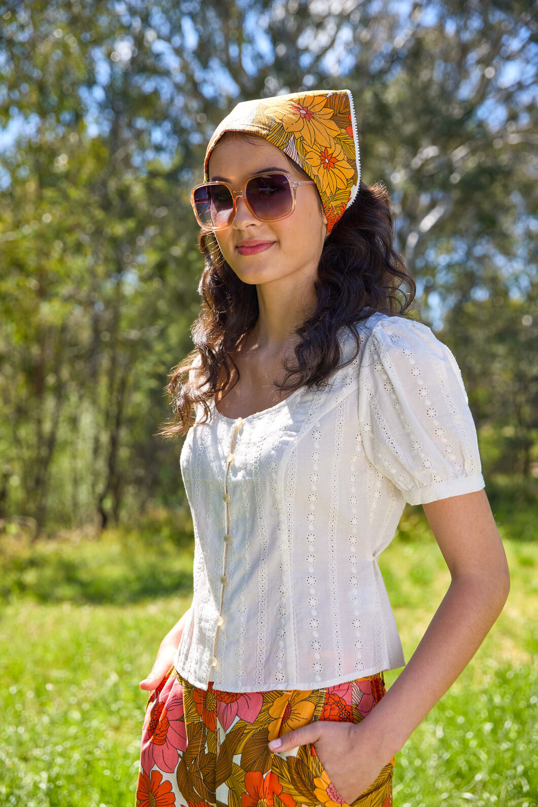 Princess Highway - Rita Head Scarf - pink