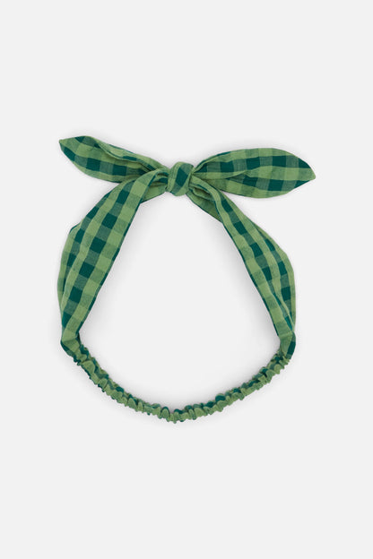 Princess Highway - Green Margot Check Headband - green