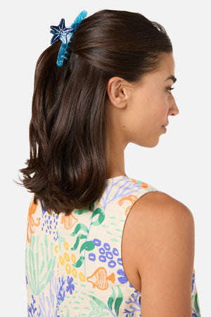 Princess Highway - Starfish Claw Clip - blue