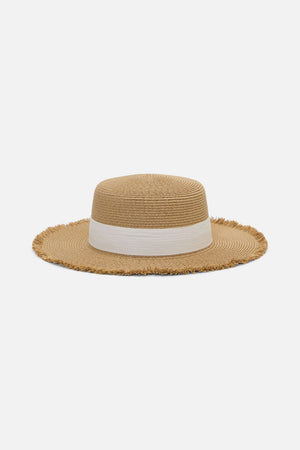Princess Highway - Contrast Bow Sun Hat - natural