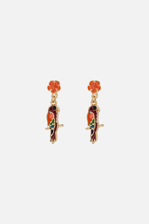 Princess Highway - Parrot Hibiscus Earrings - multi