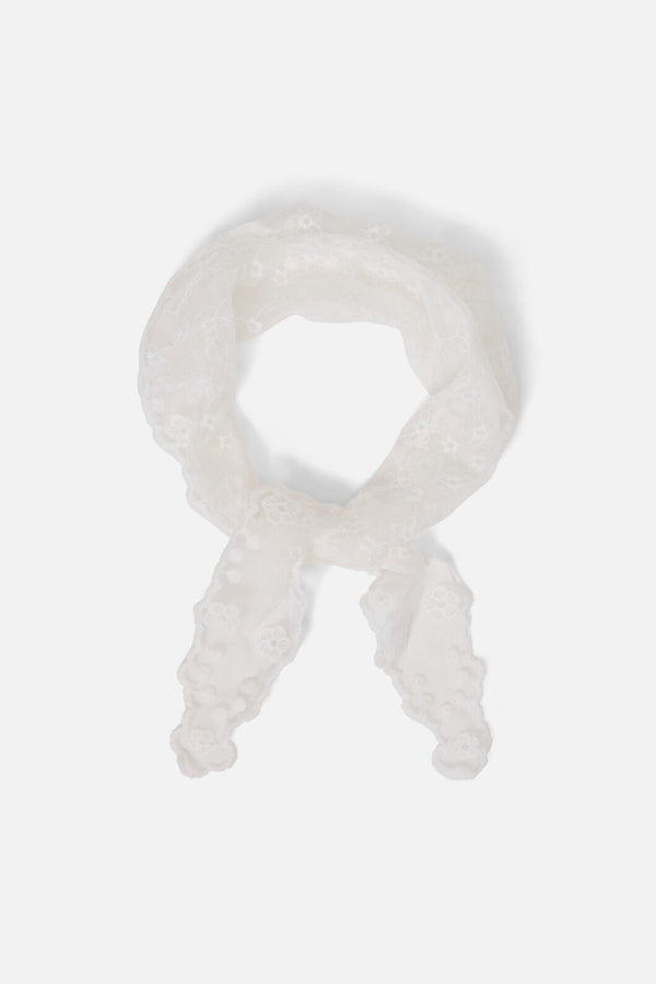 Princess Highway - Soft Lace Head Scarf - white