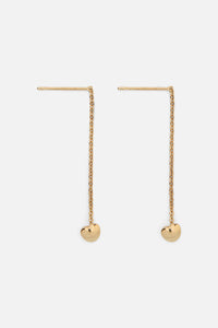 Princess Highway - Heart Drop Earrings - gold