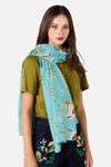 Princess Highway - Kookaburra Soft Scarf - blue
