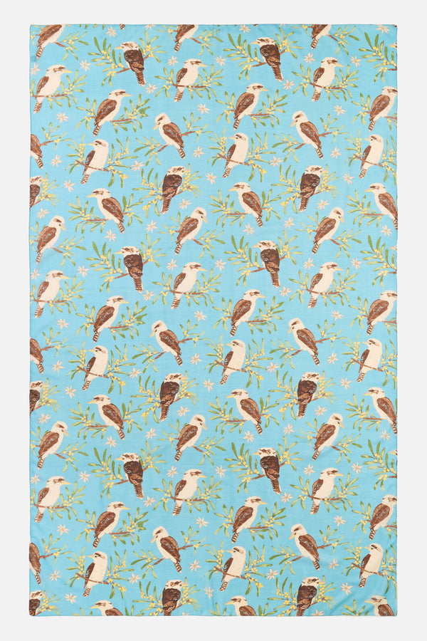 Princess Highway - Kookaburra Soft Scarf - blue