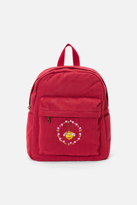 Princess Highway - Honey Bee Cord Backpack - dark-red