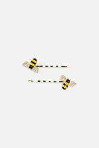 Princess Highway - Bee Hair Clip Set - gold