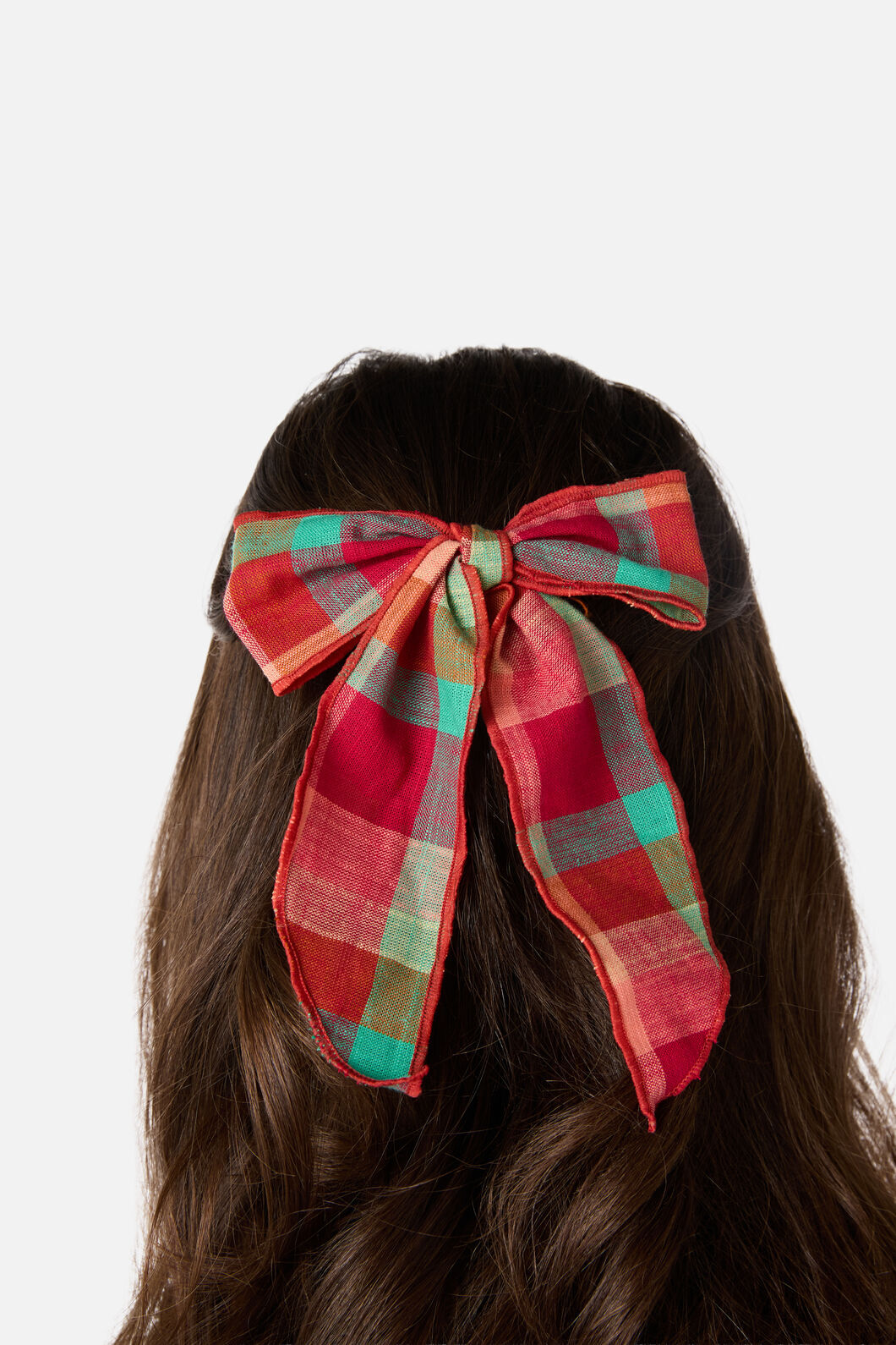 Princess Highway - Piper Check Barrette Bow - pink