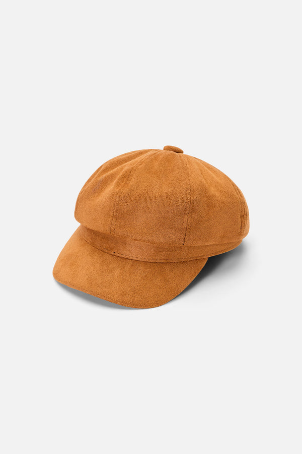 Princess Highway - Tan Faux Suede Baker Boy - tan