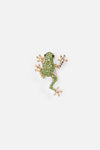 Princess Highway - Tree Frog Brooch - green