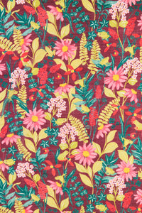 Princess Highway - Tiana Tree Frog Soft Scarf - burgundy