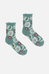 Princess Highway - Flower Garden Sock - green