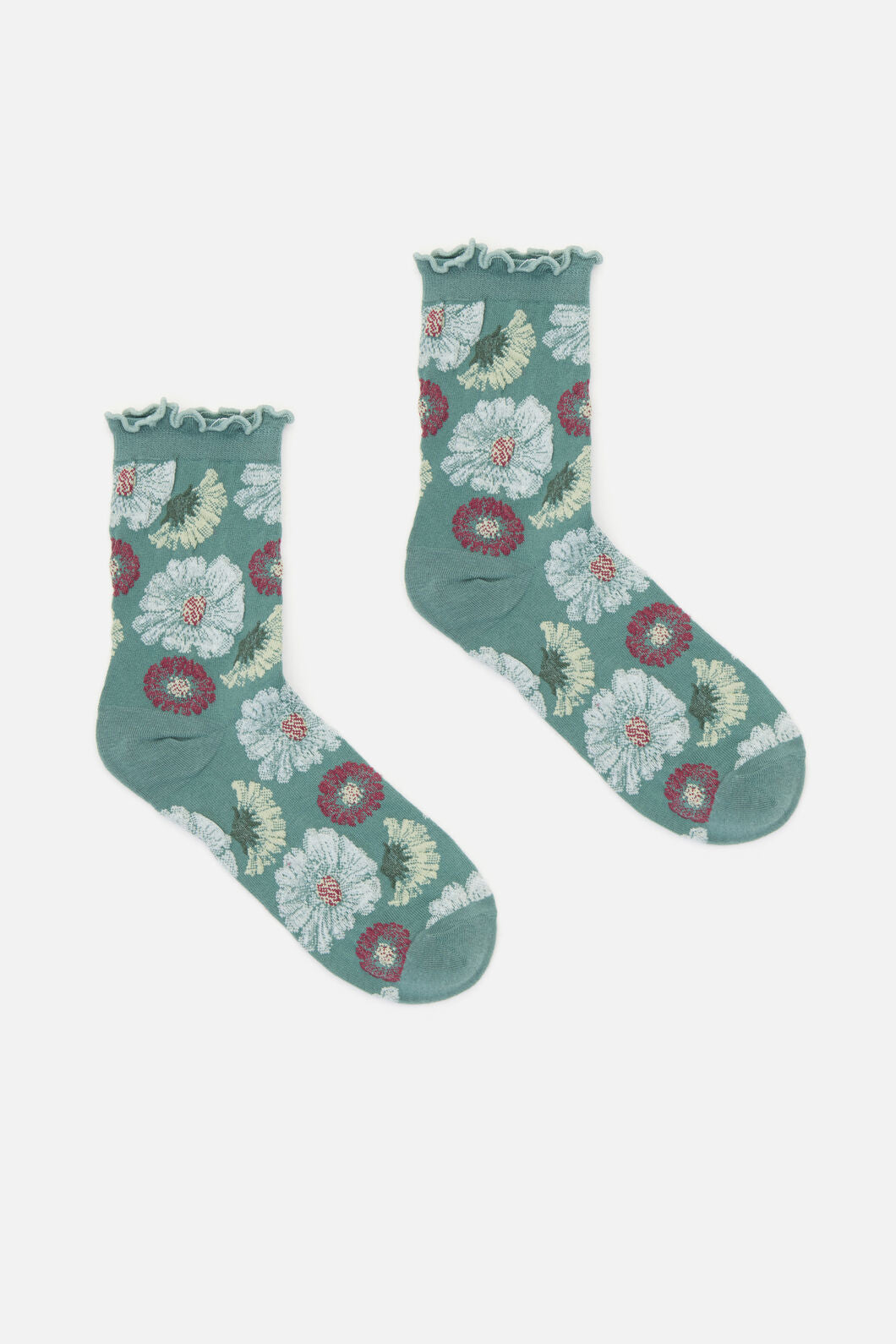 Princess Highway - Flower Garden Sock - green