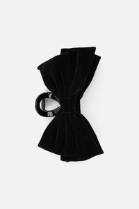 Princess Highway - Black Velvet Claw Clip - black