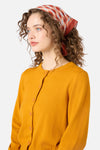 Princess Highway - Rust Check Small Scarf - rust