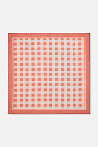 Princess Highway - Rust Check Small Scarf - rust