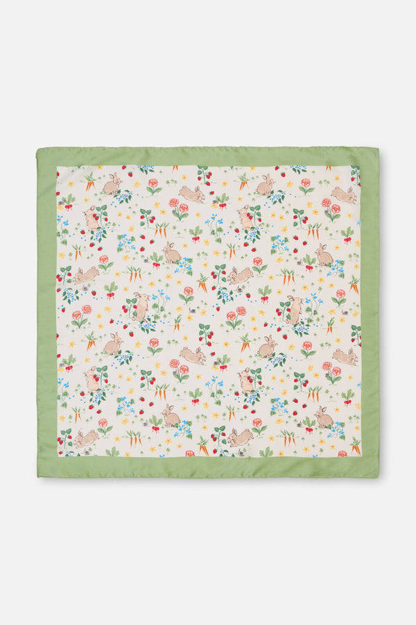 Princess Highway - Lola Rabbit Satin Scarf - cream